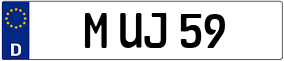 Truck License Plate